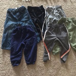 Lot of long pants